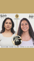 Load and play video in Gallery viewer, BackComb Crown Volume Topper (4.5x5 Base)