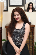 Load image into Gallery viewer, Frontal Lace Deep Curly Wig (Mocha Brown)
