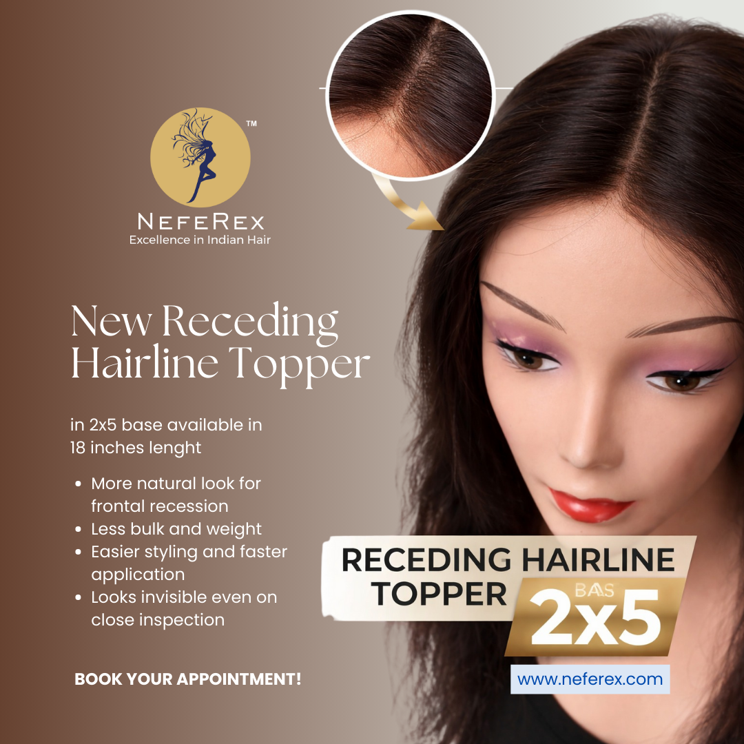 Receding hairline topper (2x5 Base)